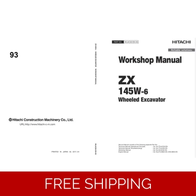 HITACHI ZX145W-6 WORKSHOP MANUAL AND DIAGRAMS